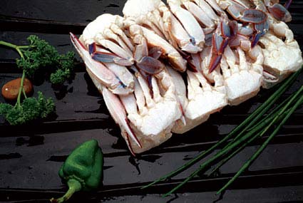 FROZEN SWIMMING CUT CRAB