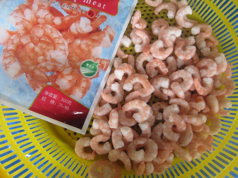 Frozen vannamei shrimp meat